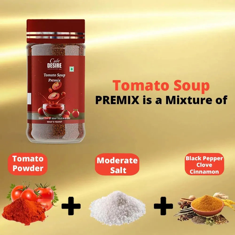 Tomato Soup Premix - 500g Jar - cafedesireonline.com