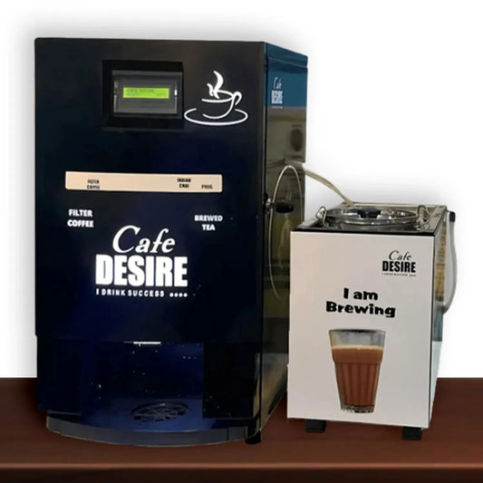Automatic Formula Chai and Coffee Vending Machine | Made with Fresh Milk - cafedesireonline.com