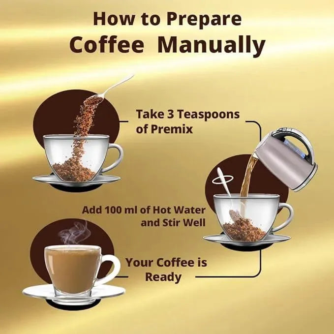 Instant Coffee Premix - 1Kg - Premium Blend - cafedesireonline.com
