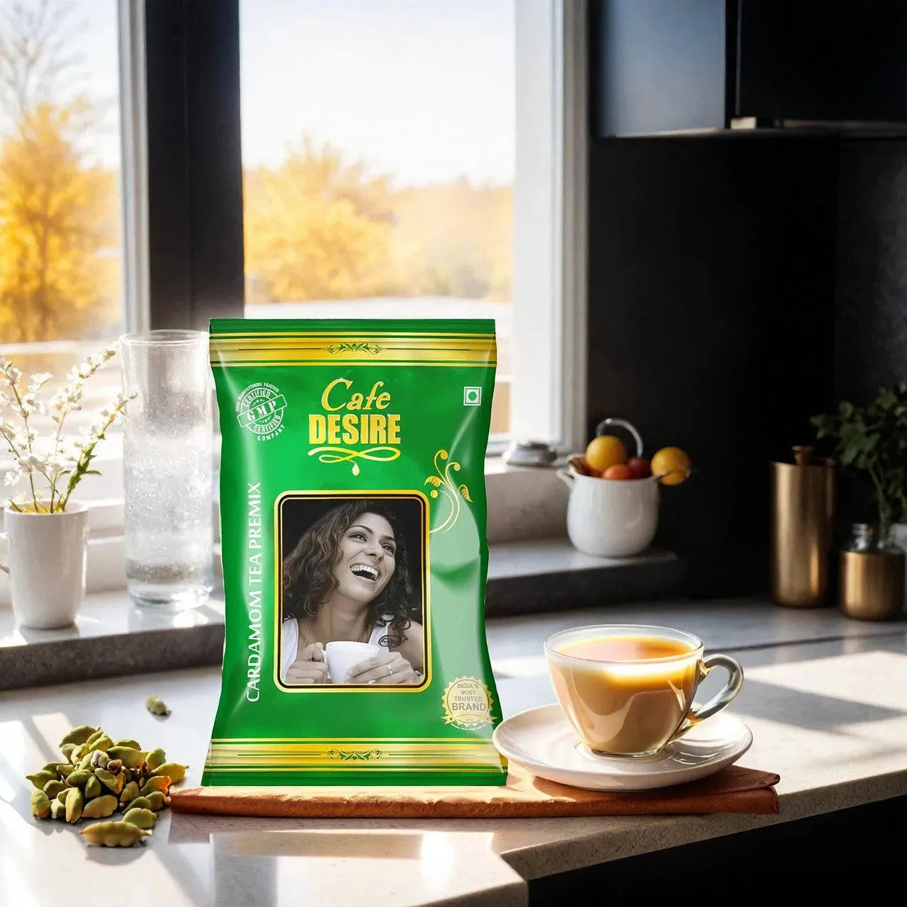 Cardamom Tea Premix - 1Kg - cafedesireonline.com