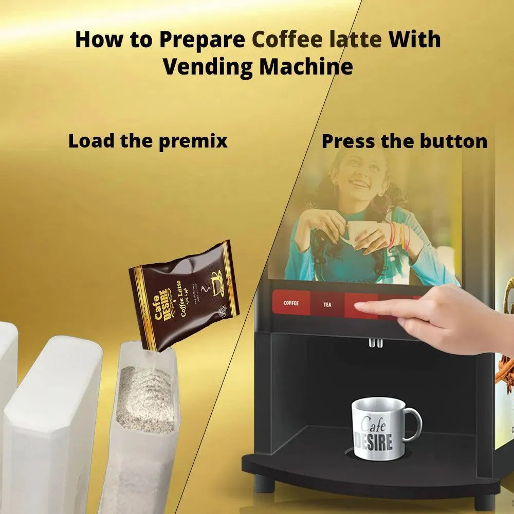 Instant Coffee Premix - Low Sugar Unsweetened - 500g - cafedesireonline.com