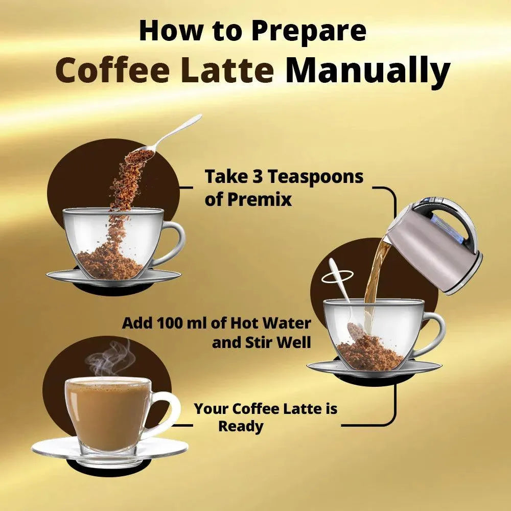 Instant Coffee Premix - Low Sugar Unsweetened - 500g - cafedesireonline.com