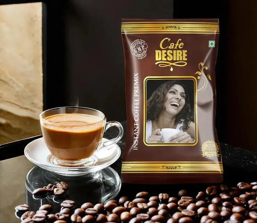 Instant Coffee Premix - 1Kg - Premium Blend - cafedesireonline.com