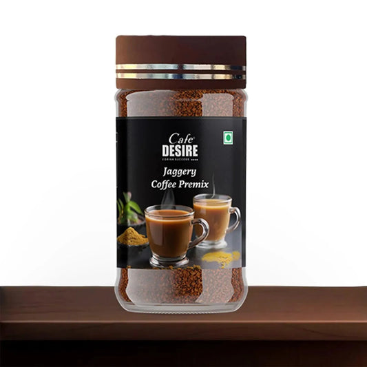Jaggery Coffee Premix - 500g Jar - cafedesireonline.com