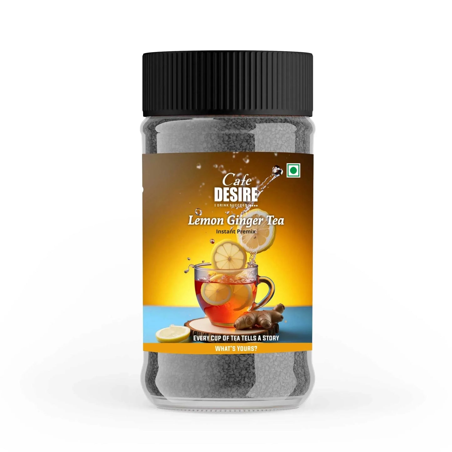 Lemon Ginger Tea - 500g Jar - cafedesireonline.com