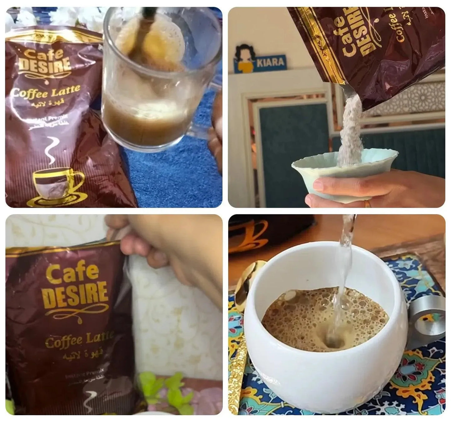 Instant Coffee Premix - Low Sugar Unsweetened - 500g - cafedesireonline.com