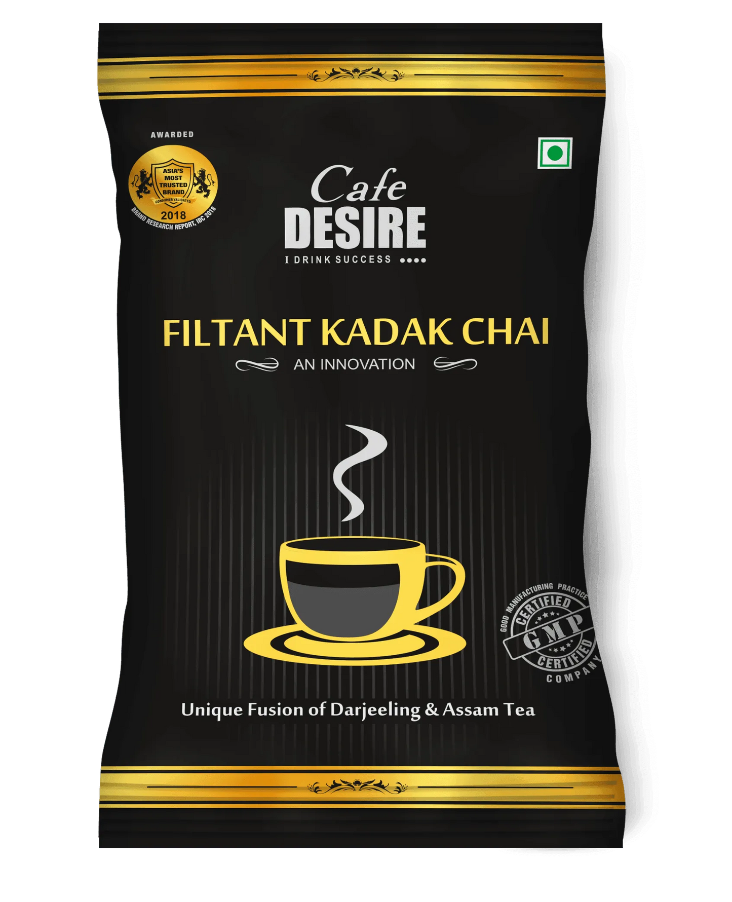 Filtant Kadak Chai 1Kg (100g X 10 No.s) - Cafe Desire Cafe Desire Cafe Desire Filtant Kadak Chai 1Kg (100g X 10 No.s)