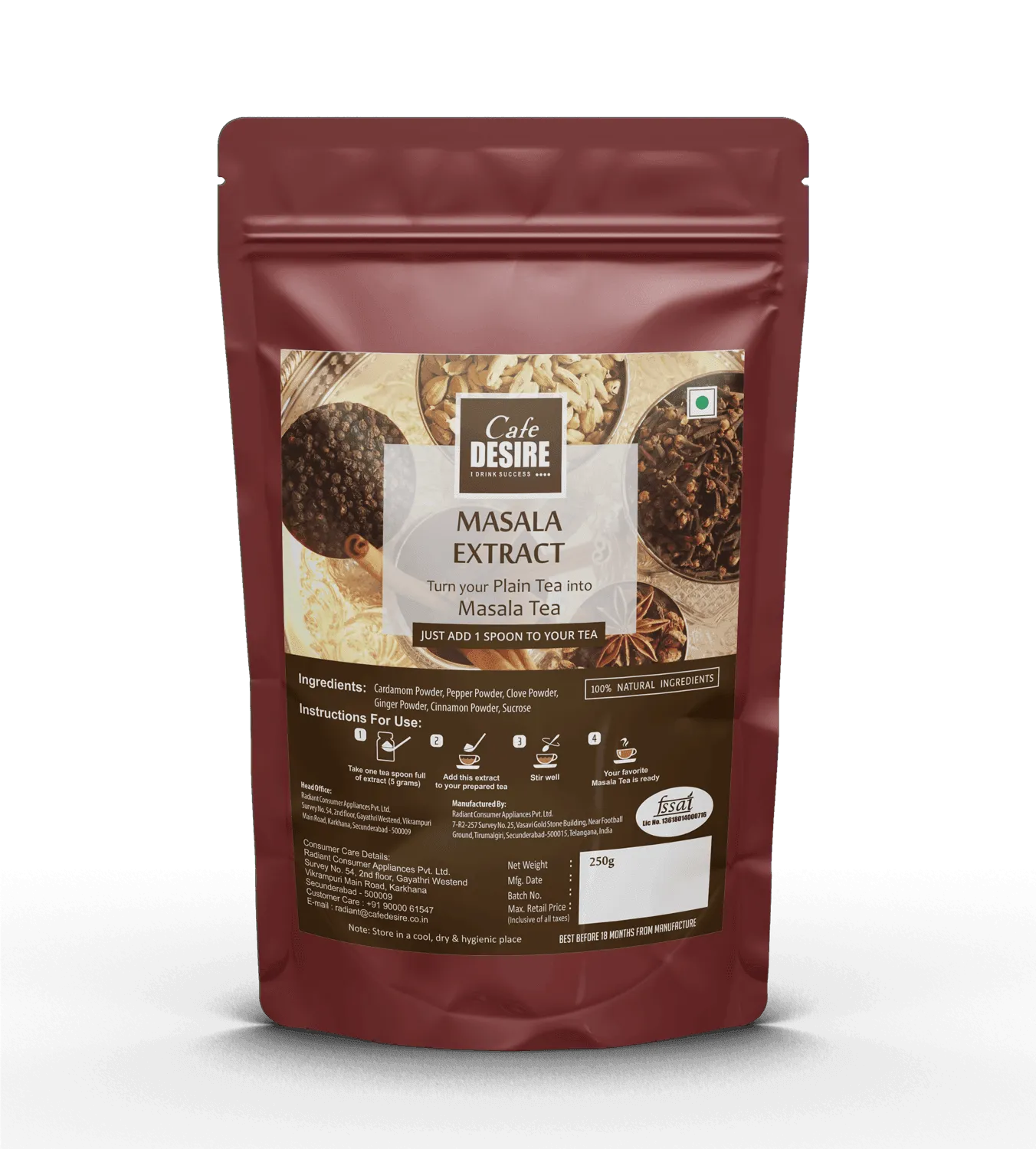 Flavour Extract- Masala 250g - Cafe Desire