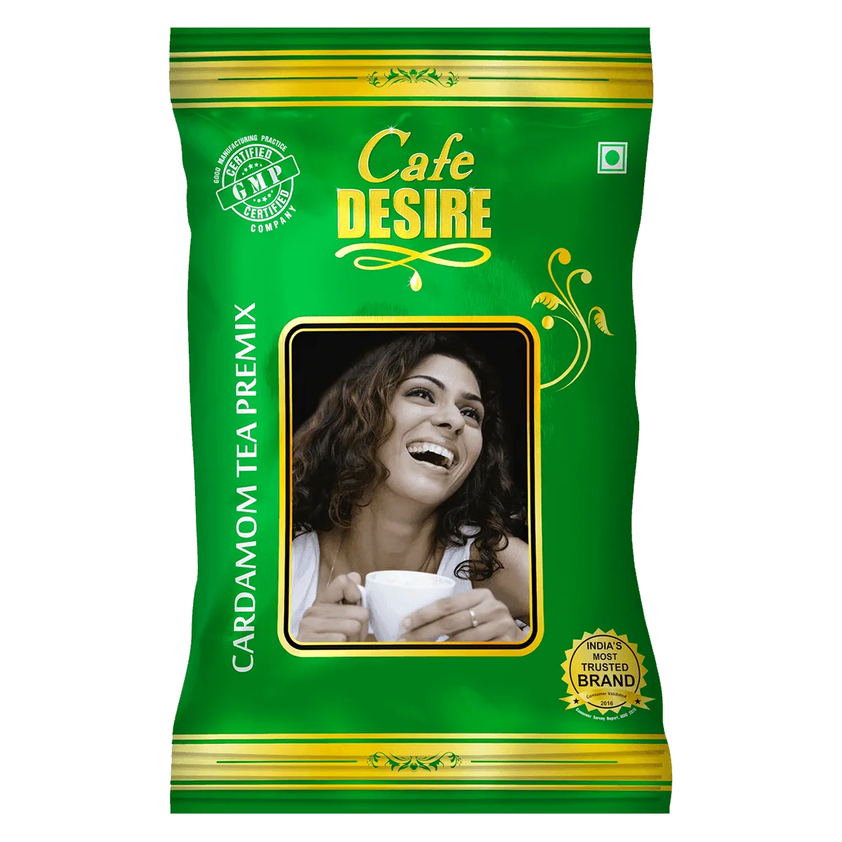 Instant Cardamom Tea Premix (1 kg) | 3 in 1 Tea | Milk not required | Rich taste as Home-made | Cardamom Flavour Imported from Geneva | Manual use - Just add Hot Water | Suitable for all Vending Machines | Makes 90 cups per KG - Cafe Desire Cafe Desire My Cafe Desire Instant Cardamom Tea Premix (1 kg) | 3 in 1 Tea | Milk not required | Rich taste as Home-made | Cardamom Flavour Imported from Geneva | Manual use - Just add Hot Water | Suitable for all Vending Machines | Makes 90 cups per KG