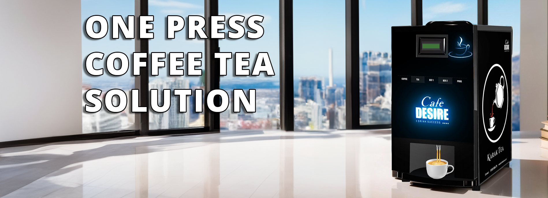 Coffee Tea Vending Machines - Premix