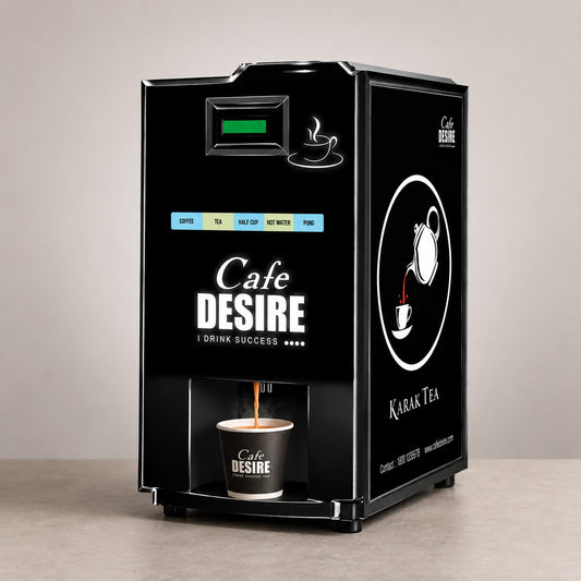 Cafe Desire Double Option LED 2 LANE Vending Machine