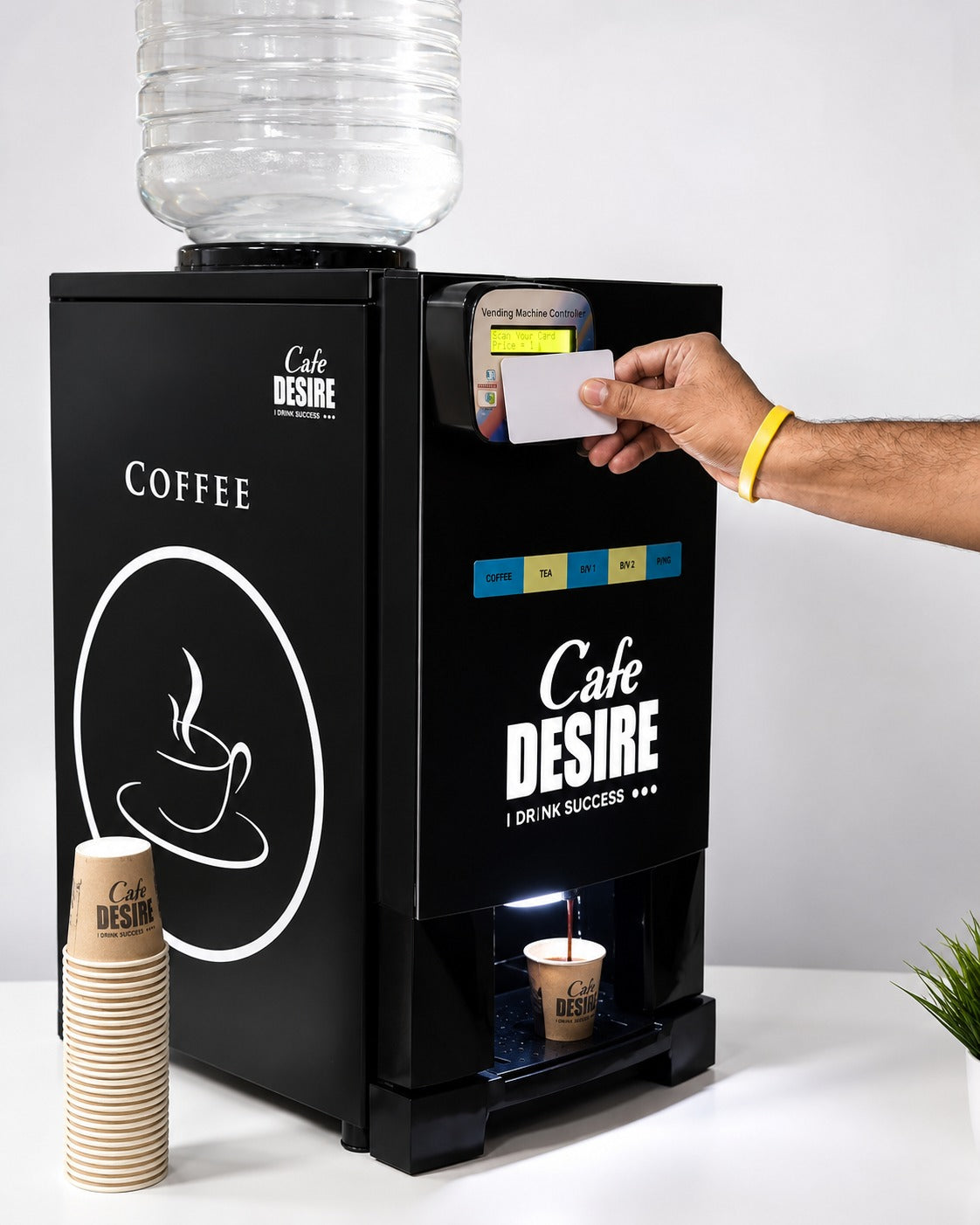Double Option LED RFID Vending Machine
