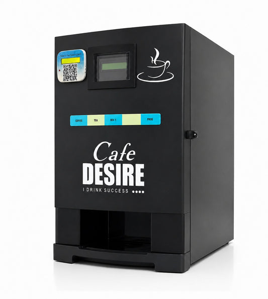 Triple Option LED RFID Coffee Vending Machine with Pump