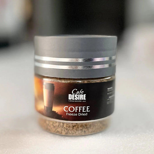 Freeze Dried Coffee - 100g Jar - cafedesireonline.com