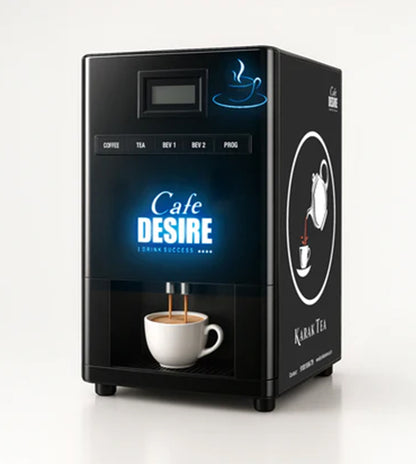 Triple Option LED with Pump Tea & Coffee Vending Machine
