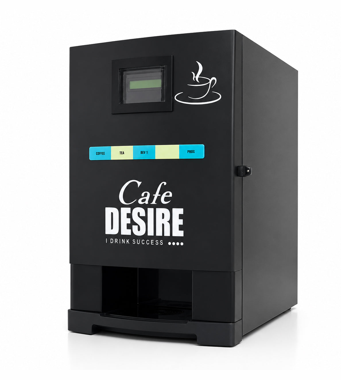 Triple Option Tea & Coffee Vending Machine with LED Display & Water Pump
