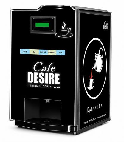 Cafe Desire Double Option LED 2 LANE Vending Machine