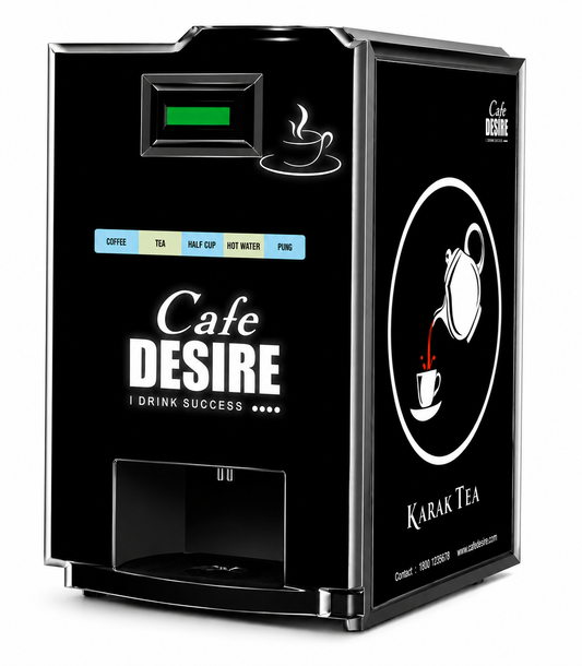 Cafe Desire's Double Option LED 2 LANE Vending Machine