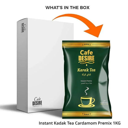 Kadak Cardamom Tea Premix - 1Kg - cafedesireonline.com