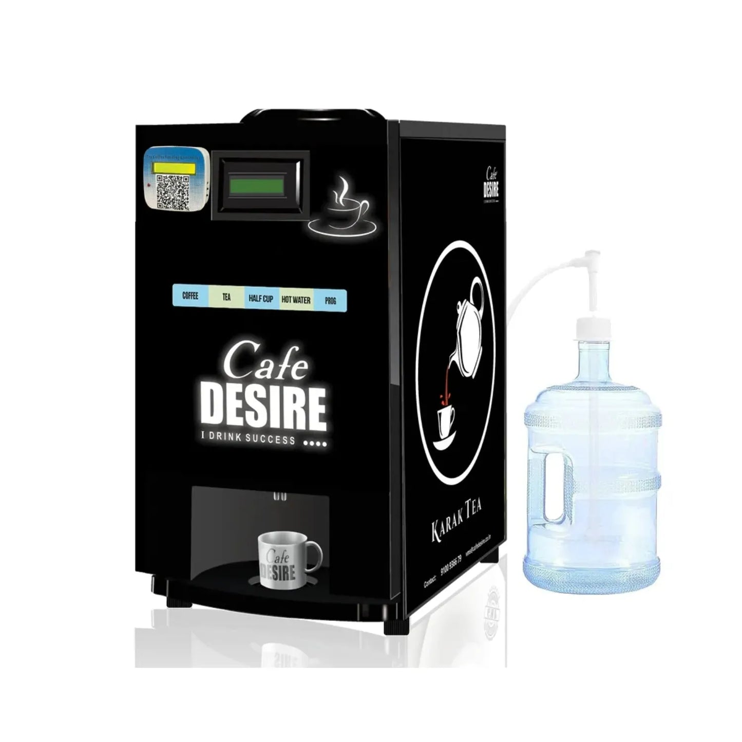 Pump and QR Enabled - LED 2 Option Coffee Tea Vending Machine