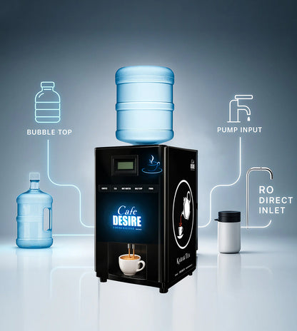 Triple Option LED with Pump Tea & Coffee Vending Machine