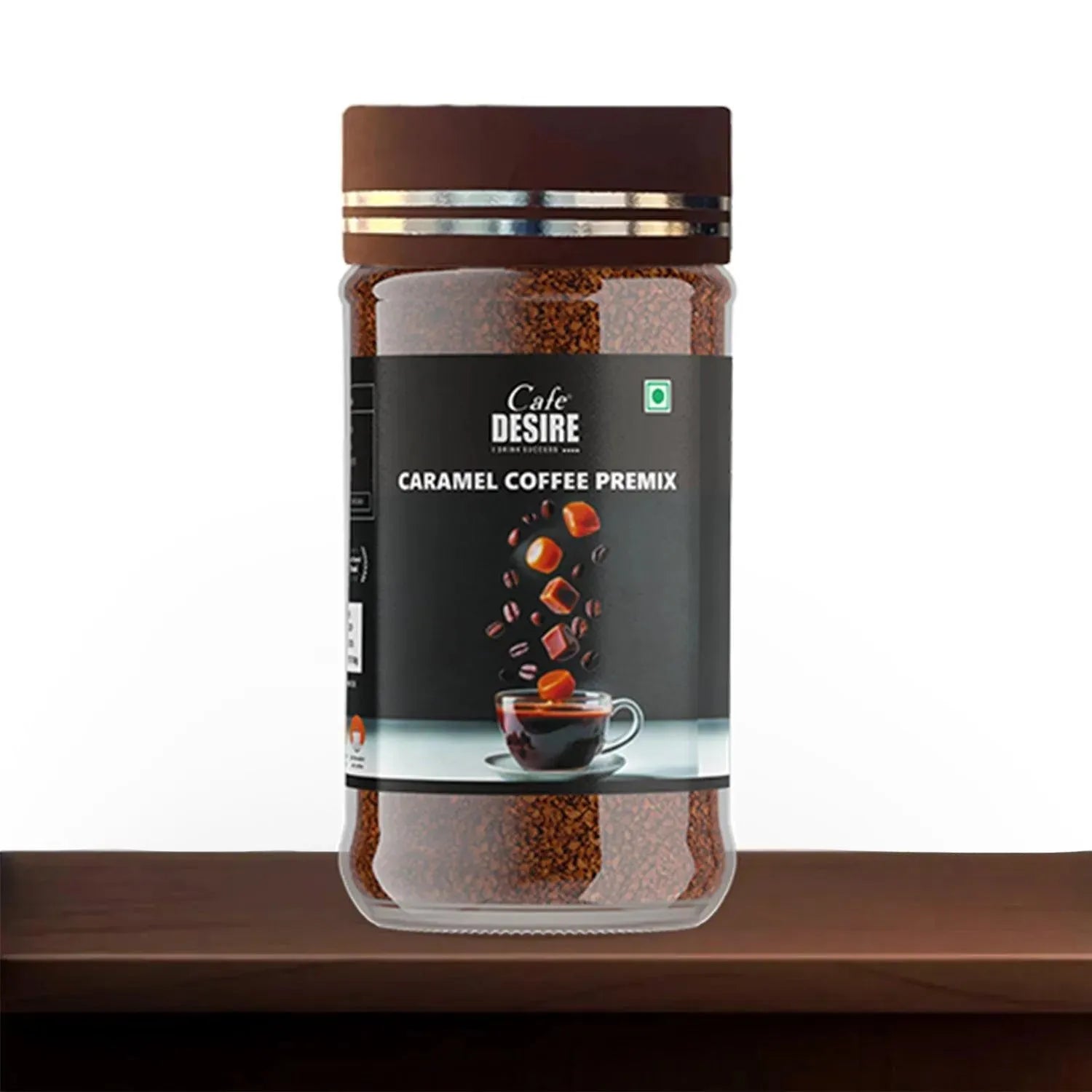 Caramel Coffee Premix - 500g Jar - cafedesireonline.com