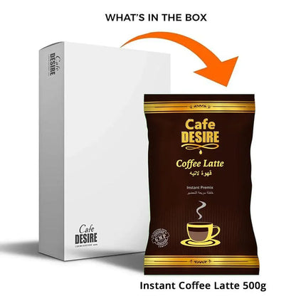 coffee latte in the box