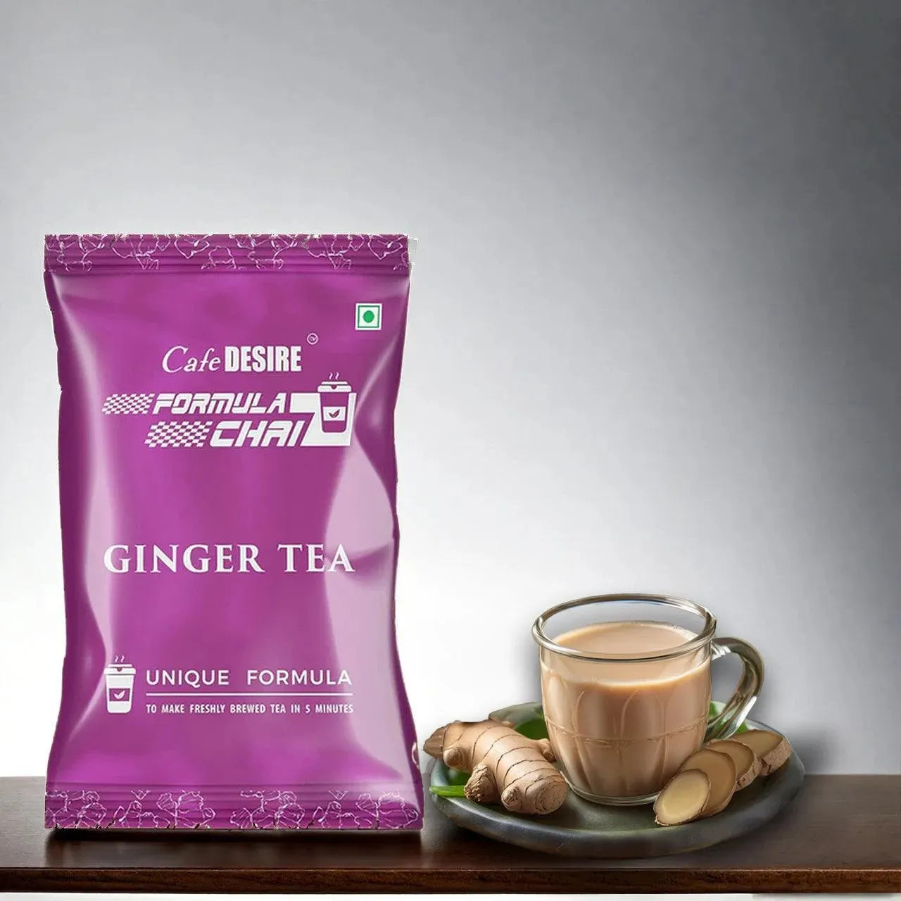 Formula Chai - Ginger - 1Kg - Pack of 10 - cafedesireonline.com