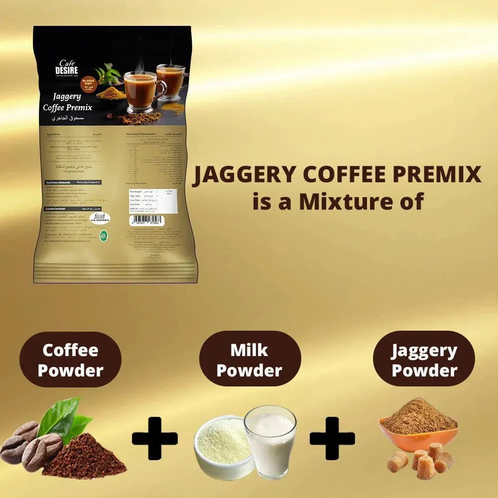 Jaggery Coffee Premix - 500g - cafedesireonline.com