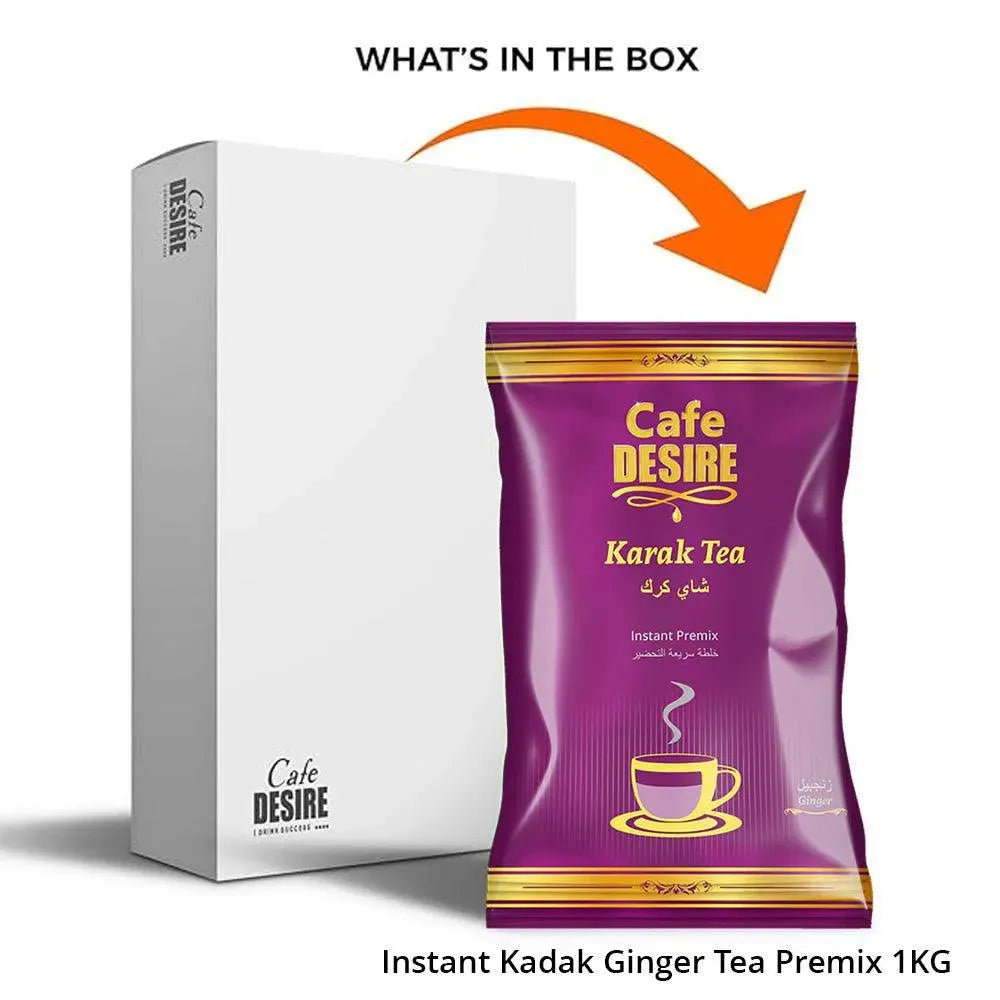 Kadak Ginger Tea Premix - 1Kg - cafedesireonline.com