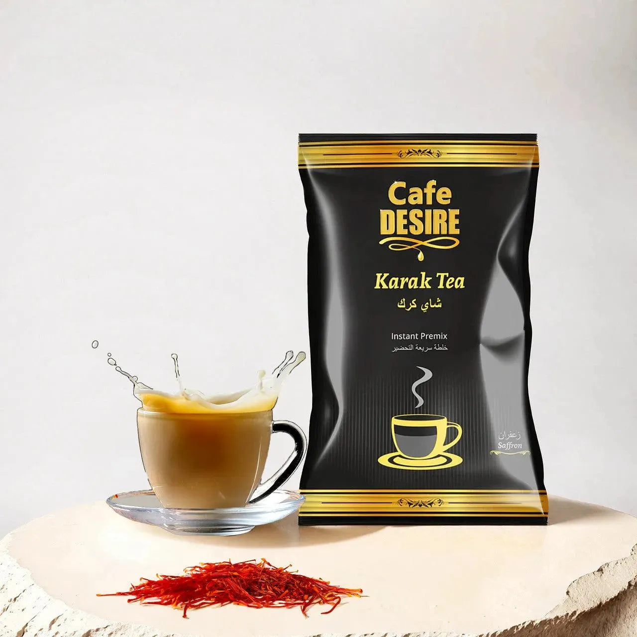 Kadak Saffron Tea Premix - 1Kg - cafedesireonline.com