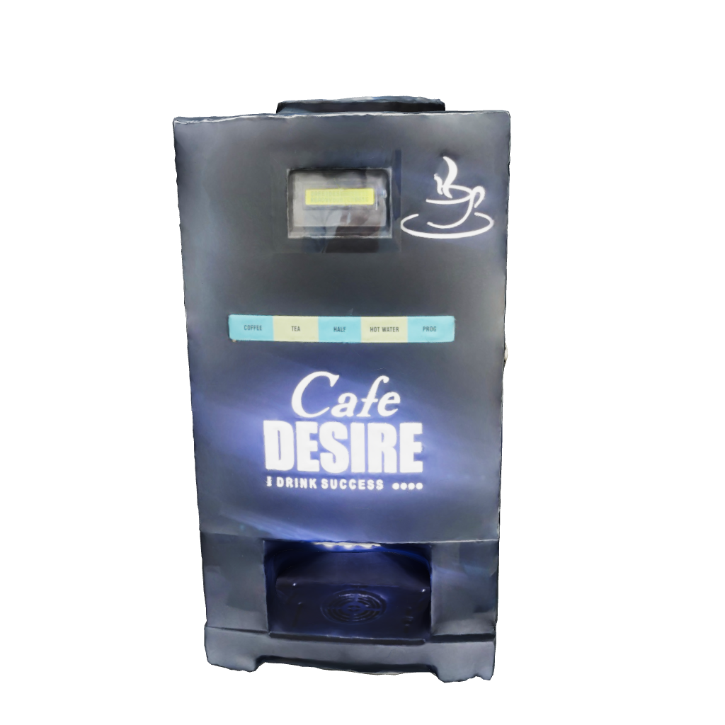 2 lane led coffee tea vending machine