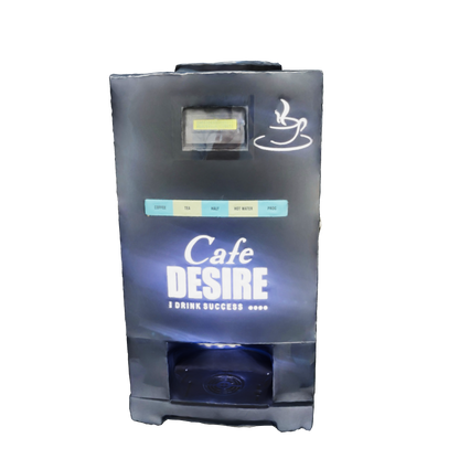 2 lane led coffee tea vending machine