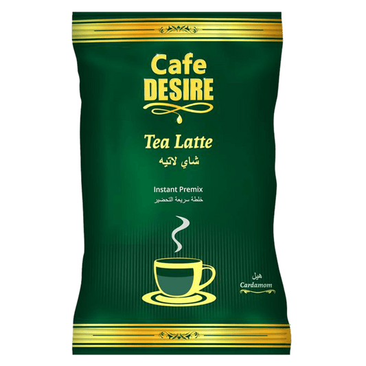 Tea Latte - Cardamom Premix (500g) | No Added Sugar | Milk not required | Cardamom Flavour Imported from Geneva | For Manual Use - Just add Hot Water | Suitable for all Vending Machines - Cafe Desire Cafe Desire Cafe Desire Tea Latte - Cardamom Premix (500g) | No Added Sugar | Milk not required | Cardamom Flavour Imported from Geneva | For Manual Use - Just add Hot Water | Suitable for all Vending Machines