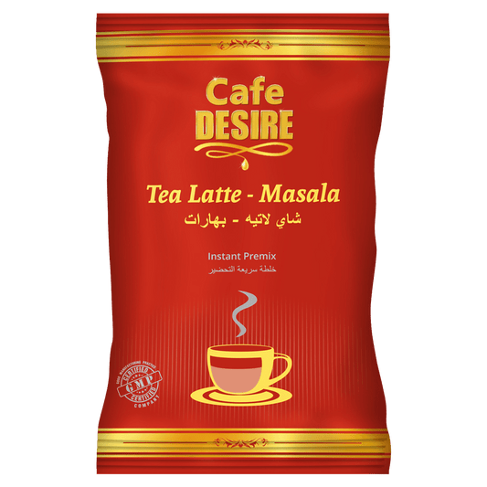 Tea Latte - Masala Premix (500g) | No Added Sugar | Milk not required | Mixture of Aromatic Herbs & Spices | For Manual Use - Just add Hot Water | Suitable for all Vending Machines - Cafe Desire Cafe Desire Cafe Desire Tea Latte - Masala Premix (500g) | No Added Sugar | Milk not required | Mixture of Aromatic Herbs & Spices | For Manual Use - Just add Hot Water | Suitable for all Vending Machines