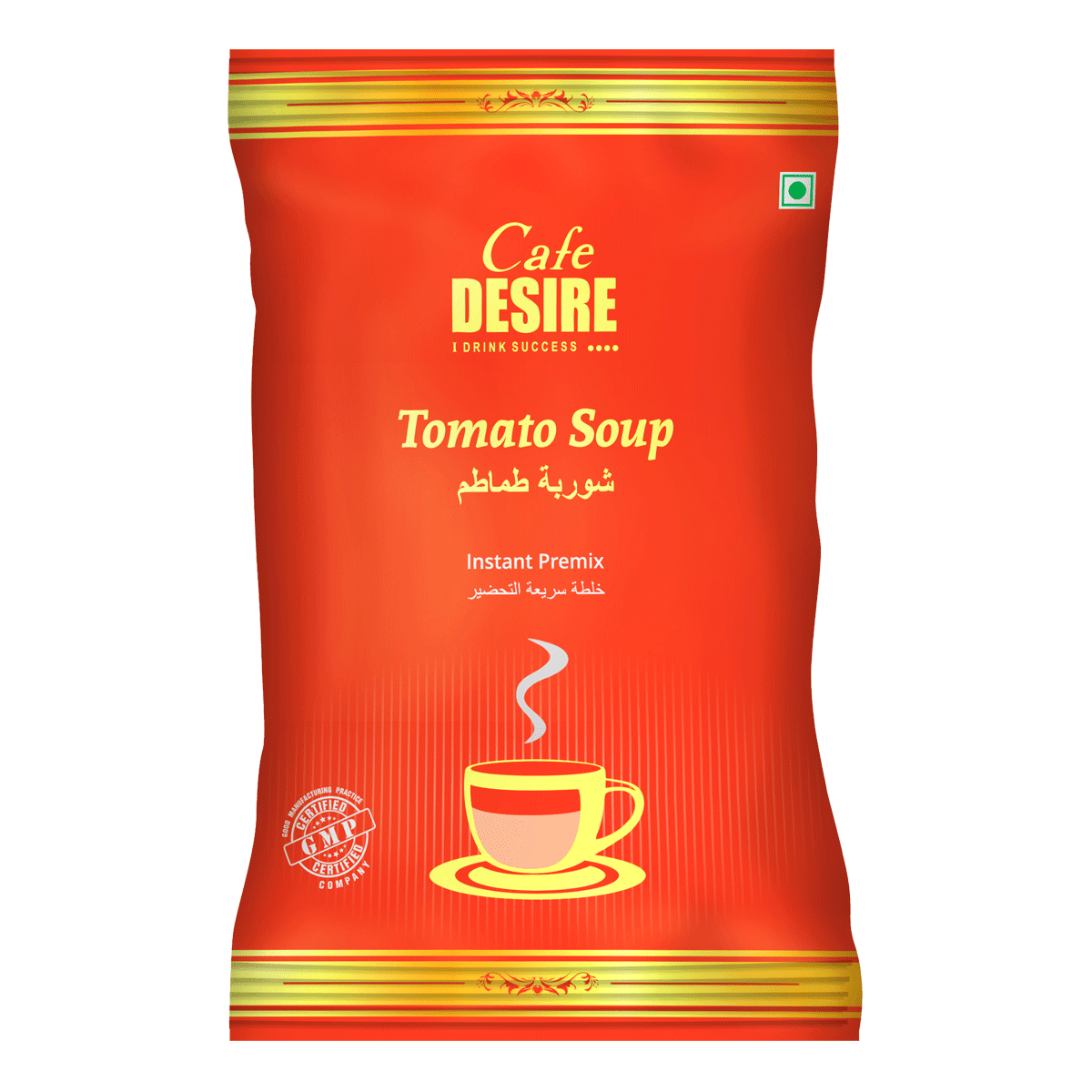 Tomato Soup Premix (500g) | Makes 40 Cups | Rich Taste as Home-Made | Mixture of Aromatic Herbs & Spices | For Manual Use - Just add Hot Water | Suitable for all Vending Machines - Cafe Desire Cafe Desire My Cafe Desire Tomato Soup Premix (500g) | Makes 40 Cups | Rich Taste as Home-Made | Mixture of Aromatic Herbs & Spices | For Manual Use - Just add Hot Water | Suitable for all Vending Machines