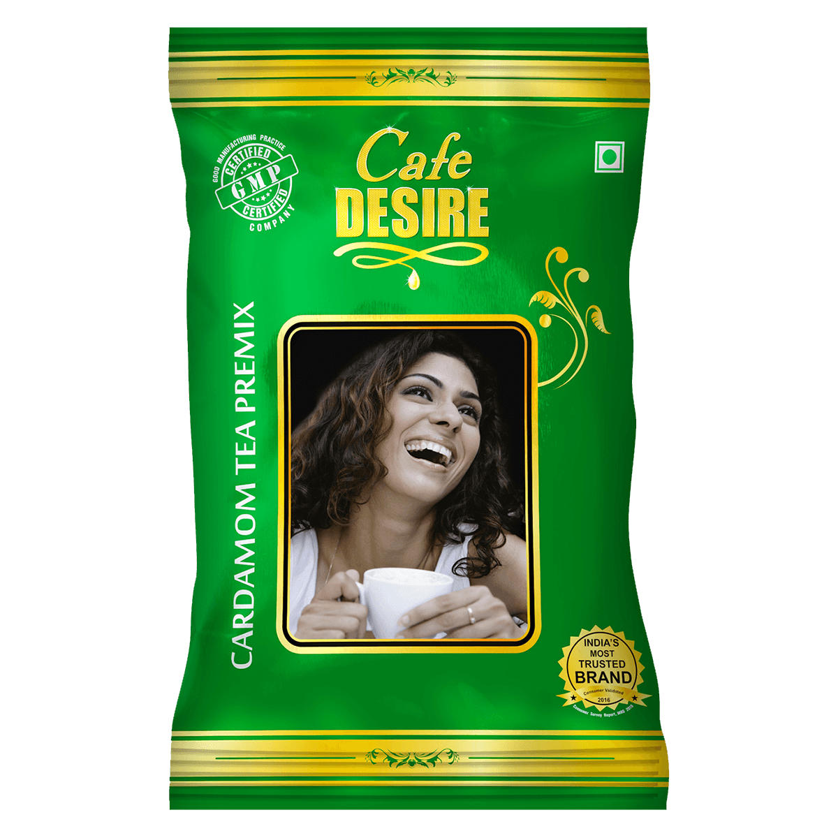 Instant Cardamom Tea Premix (1 kg) | 3 in 1 Tea | Milk not required | Rich taste as Home-made | Cardamom Flavour Imported from Geneva | Manual use - Just add Hot Water | Suitable for all Vending Machines | Makes 90 cups per KG - Cafe Desire Cafe Desire My Cafe Desire Instant Cardamom Tea Premix (1 kg) | 3 in 1 Tea | Milk not required | Rich taste as Home-made | Cardamom Flavour Imported from Geneva | Manual use - Just add Hot Water | Suitable for all Vending Machines | Makes 90 cups per KG